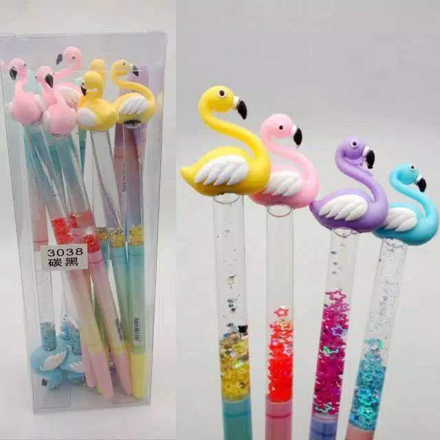 

Pulpen Gel Gliter Air / boneka emoticon