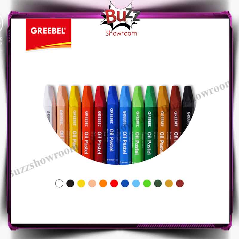 Kids Oil Pastel Crayon Greebel 12 18 warna krayon mini Anak 12w 18w