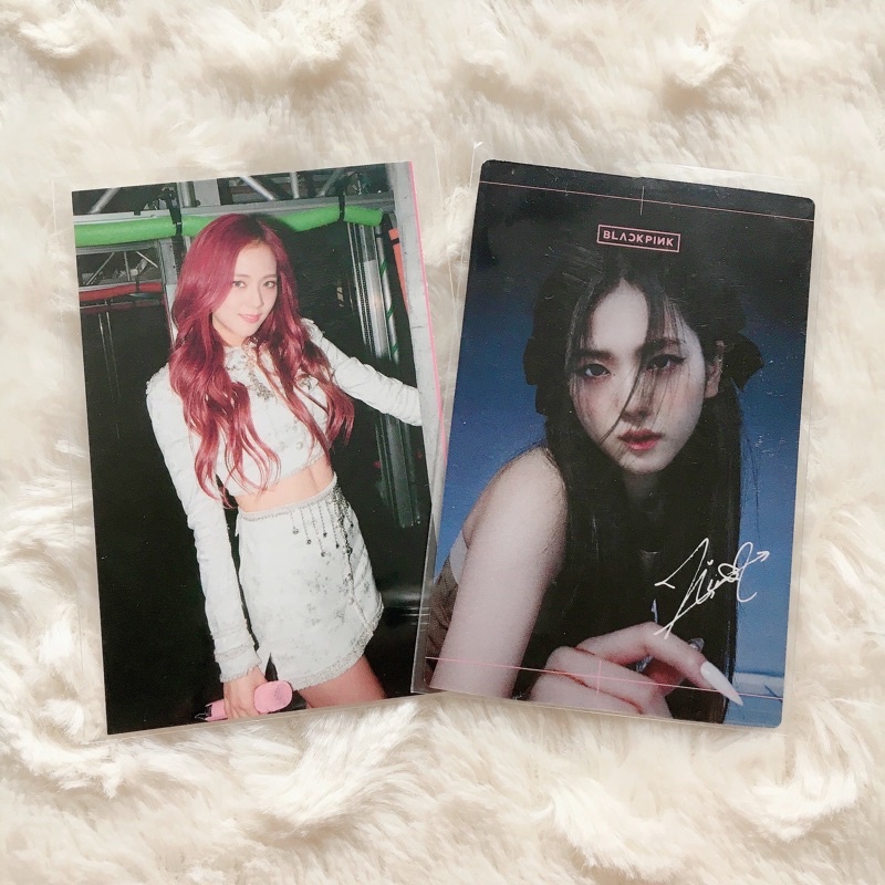 [BOOKED] Pc JISOO photocard blackpink summer diary square up the album japan