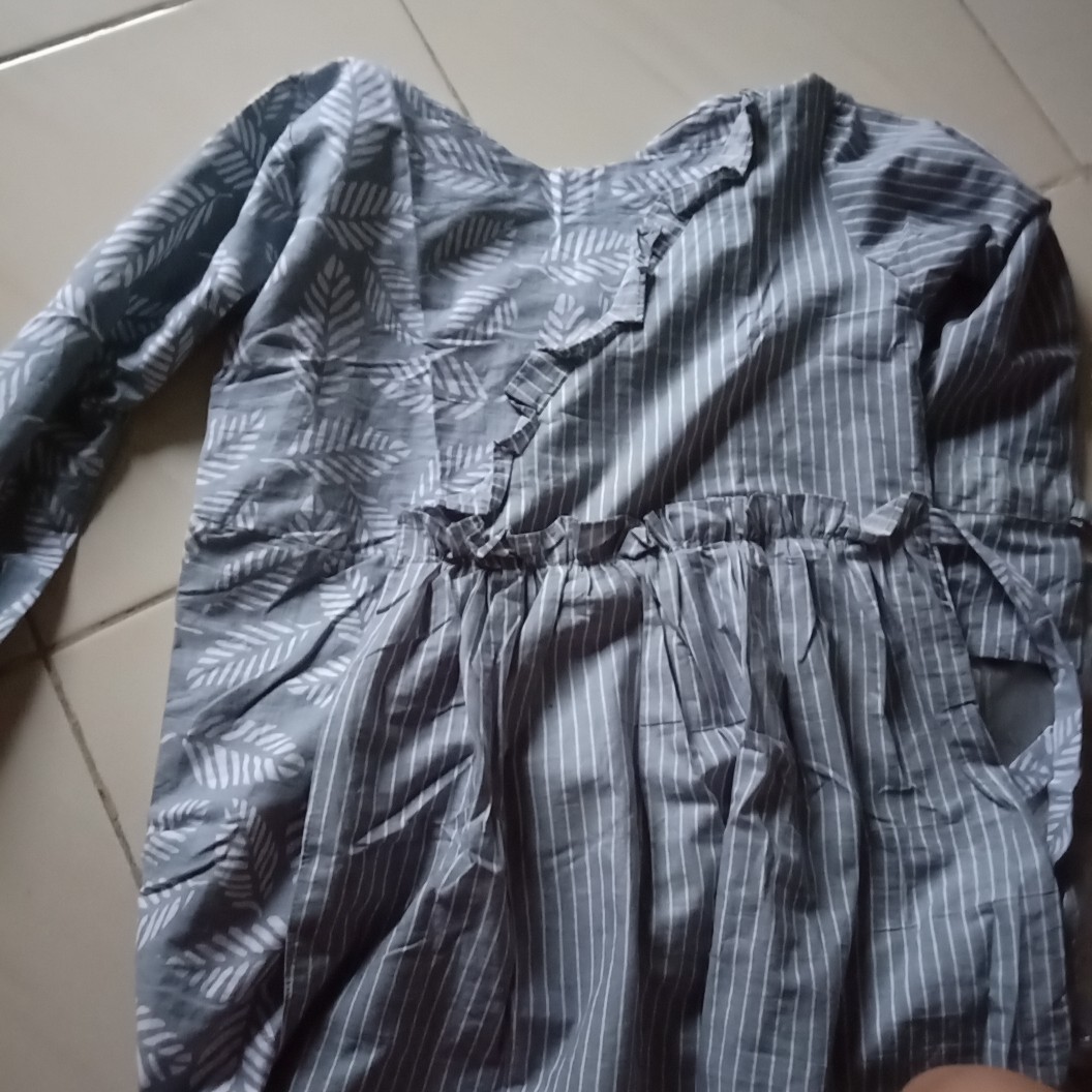 Batik Wanita Asj Sa Hrb026 Kenongo Kemeja Tosca Pendek