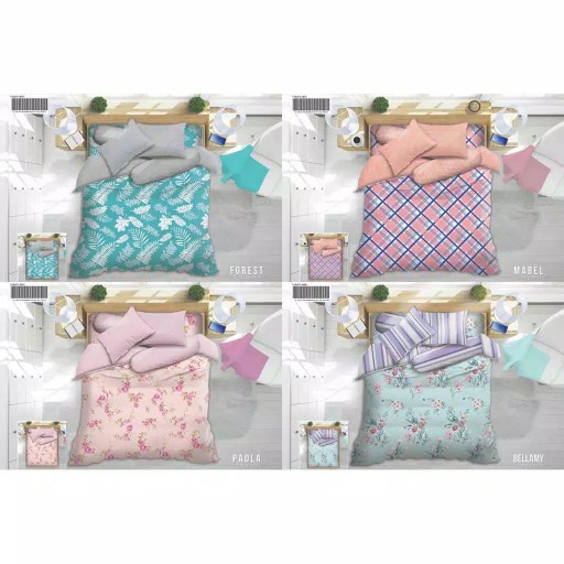 [ New Edition ] Sprei My Love Fitted ( Tidak Rumbai ) - Variasi Forest, Mabel, Belamy, Luisa
