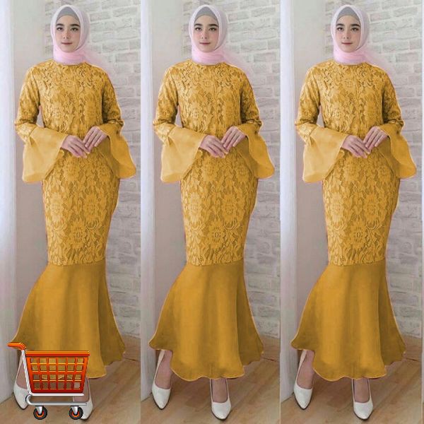 Dress Duyung Gamis Maxi Dress Muslim