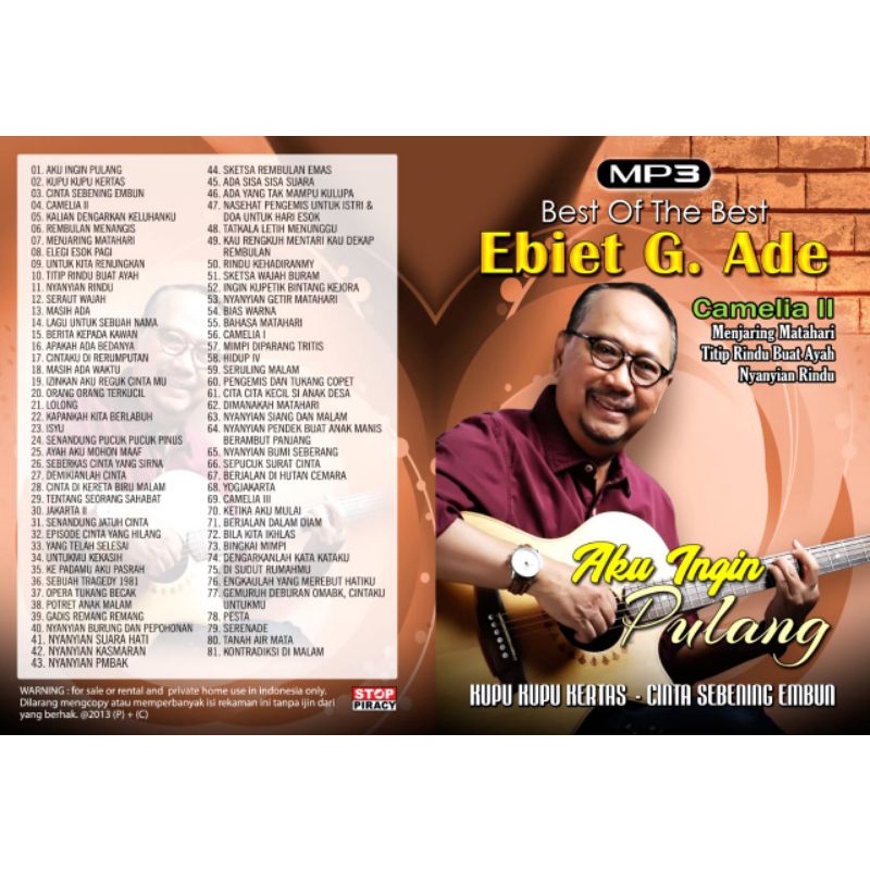 KASET VCD MP3 ABIET G ADE