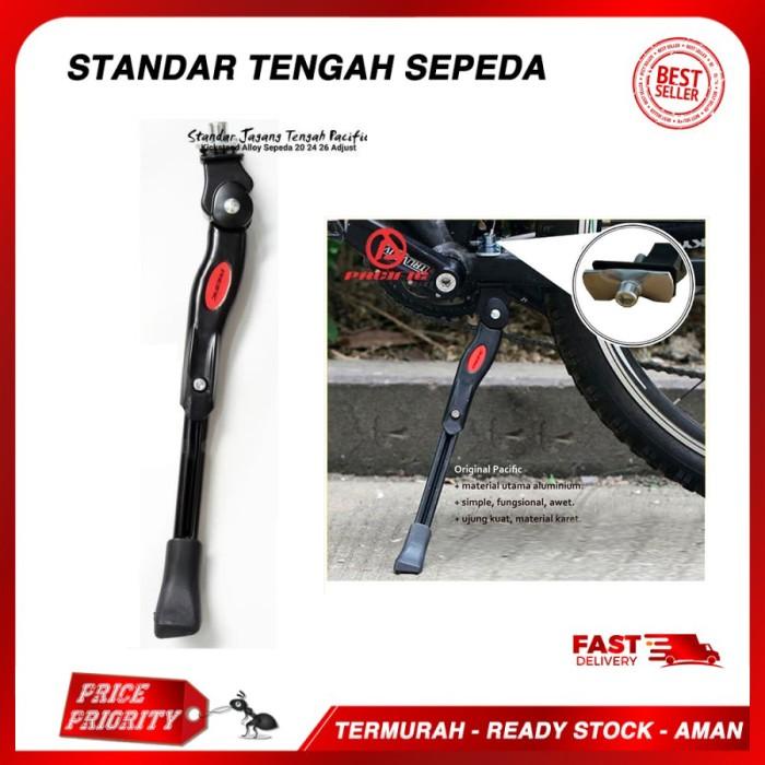 Sparepart Standar Sepeda Tengah Balap, Lipat, Mtb, Bmx / Kickstand Alloy Pacific