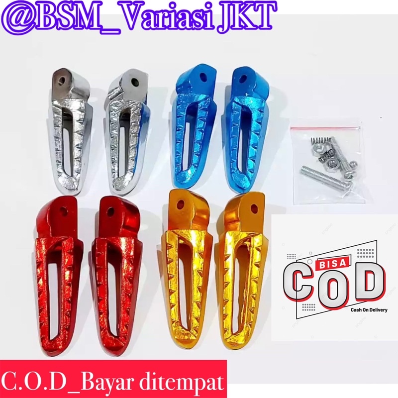 TERMURAH Step / foot step / pijakan kaki belakang warna beat scoopy vario spacy genio v84