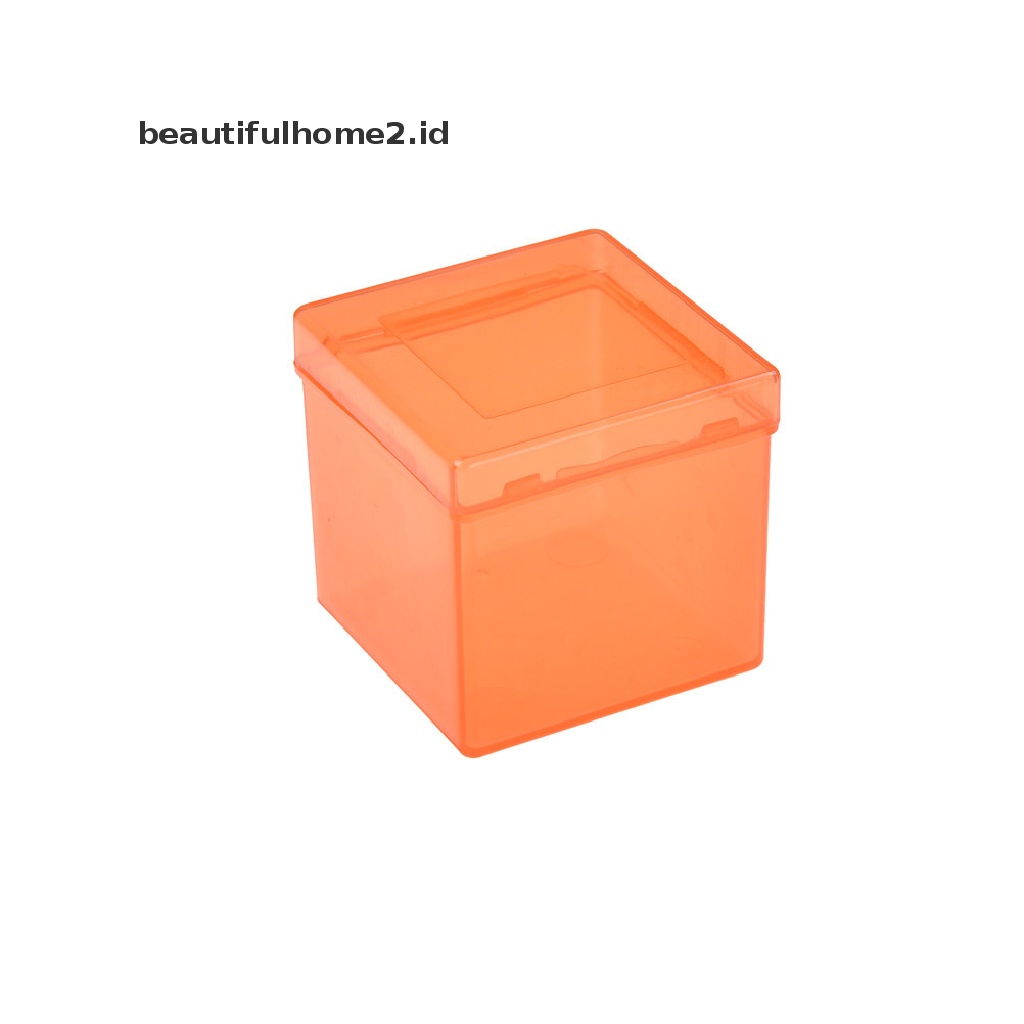 (Beautifulhome2.Id) Kotak Penyimpanan Kubus Rubik 3x3 X 3 Bahan Plastik Transparan