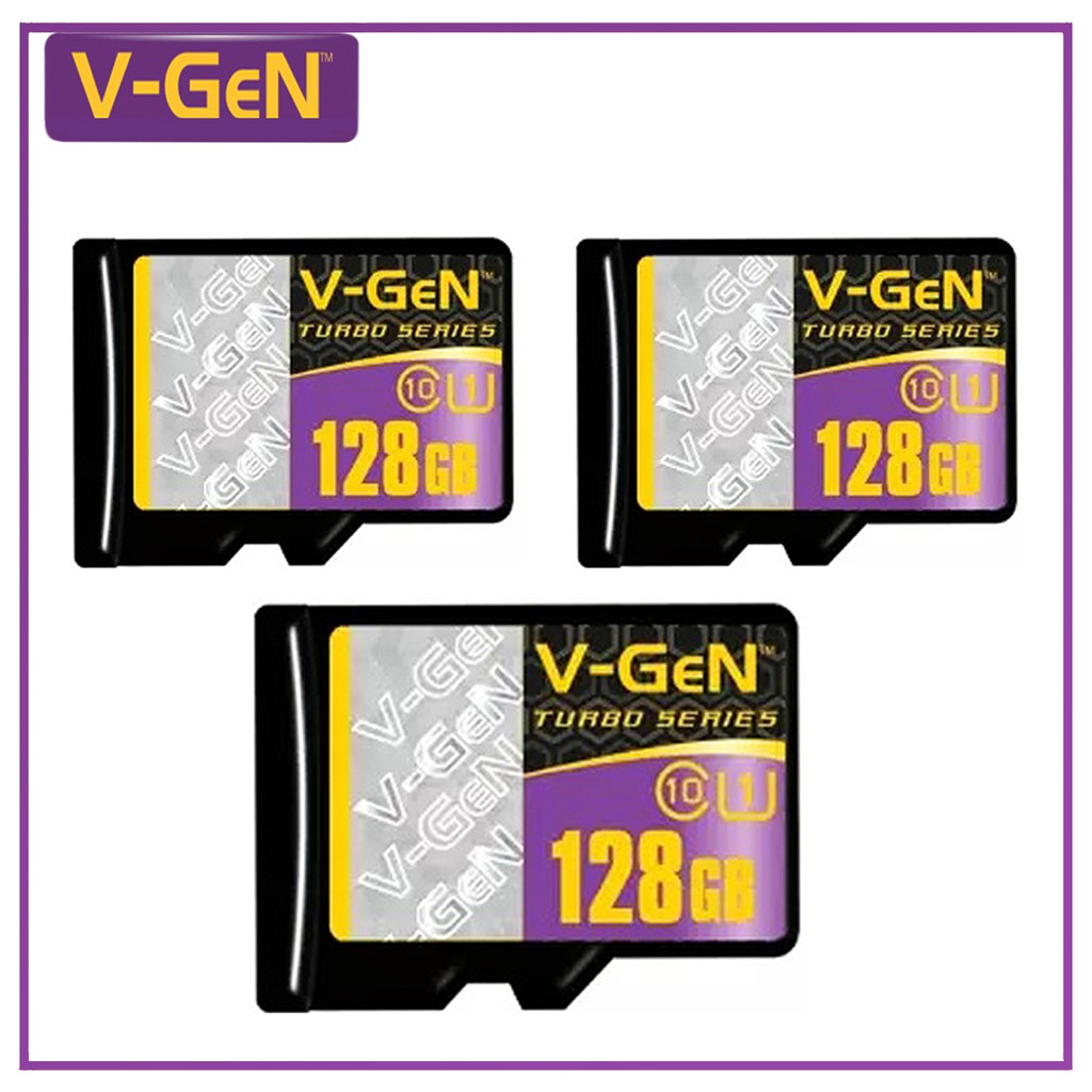 V-Gen 128 GB Memory Micro SD Vgen 128 GB Turbo Series / Class 10 V-gen memory