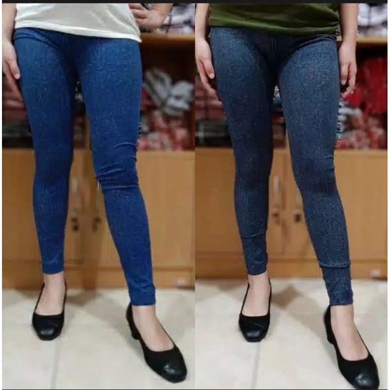 LEGGING JEANS POLOS IMPORT/LEGGING JEANS IMPORT/LEGGING WANITA