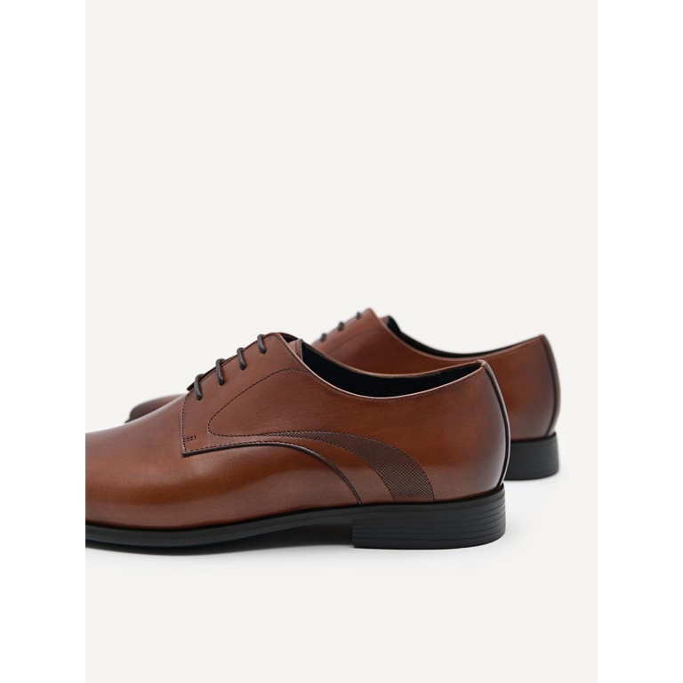 SEPATU FORMAL PEDRO PRIA ORIGINAL PANTOFEL KULIT ASLI COKLAT PM138