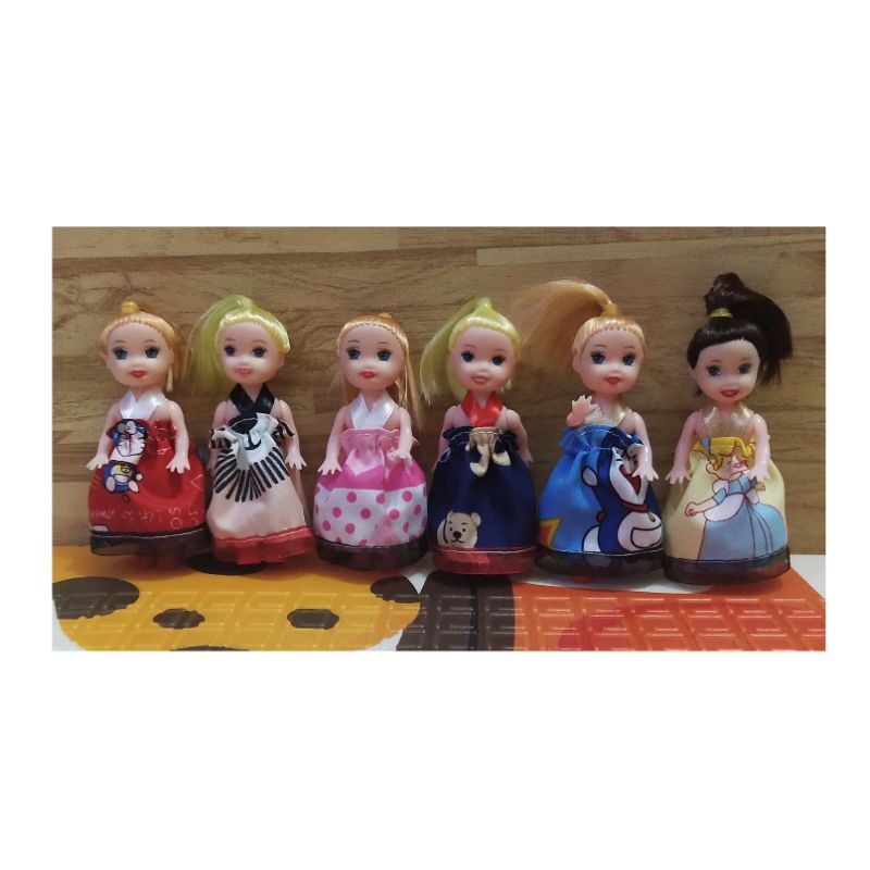 Baju Boneka anak cewek untuk boneka kecil  boneka 10cm atau 12 cm