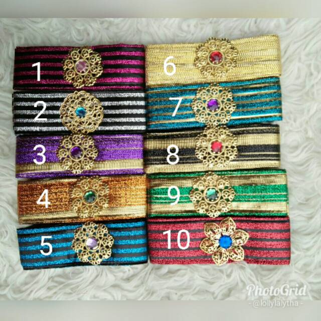 Obi Kebaya Ikat Pinggang Kebaya Panjang 1 meter Belt ikat pinggang wanita