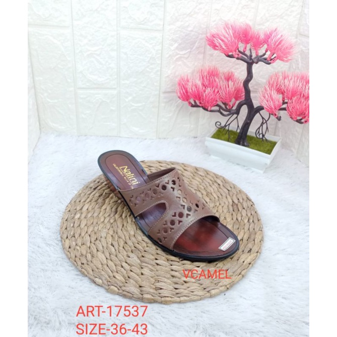 Sandal kulit asli wanita nalini 17537