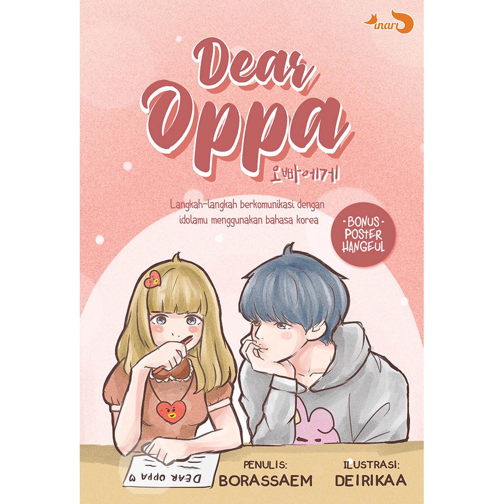 Buku Pelajaran Bahasa Korea Dear Oppa Shopee Indonesia