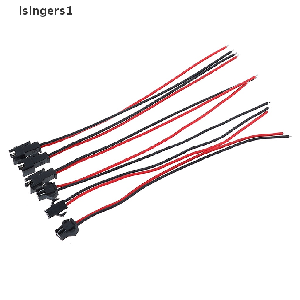 (lsingers1) 10pcs Konektor Kabel JST SM 2pin male Ke female Panjang 15cm