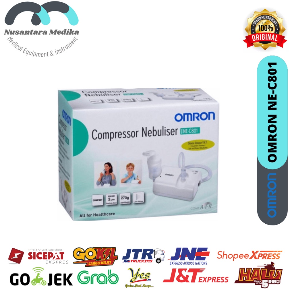 Nebulizer Omron NE C801 Original Garansi Resmi 2 thn