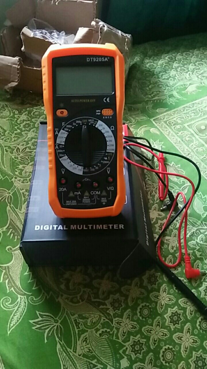 Multitester Digital Avometer Digital Multi Tester Dt9205a+ Multimeter