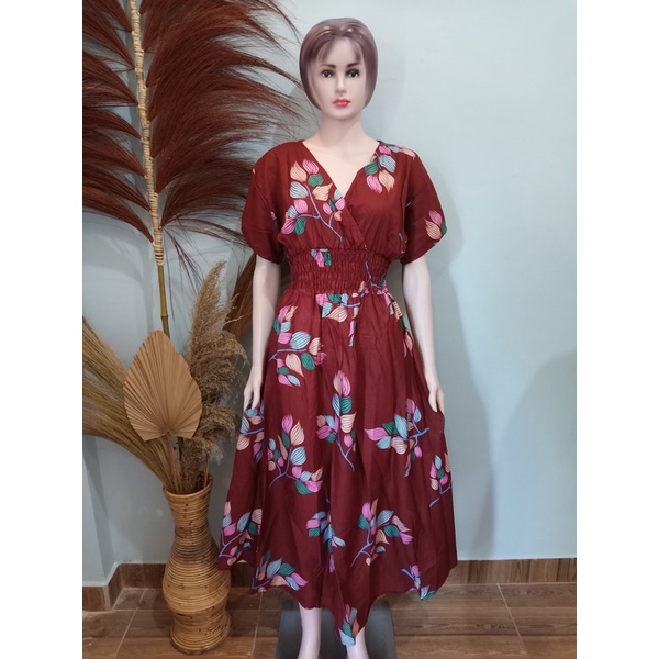 DRESS MOZA BUSUI LENGAN PENDEK