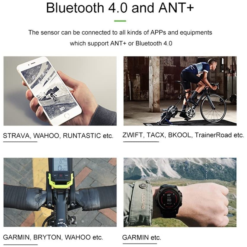 CYCPLUS C2 - Smart Cadence Sensor - Bluetooth and ANT Multi Protocol