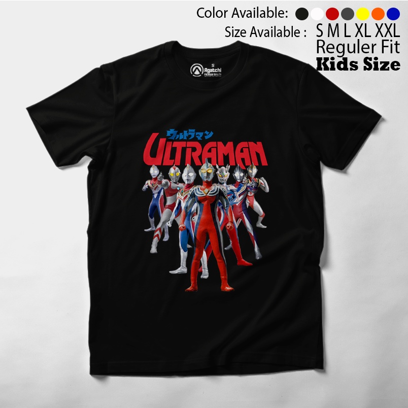 Baju Kaos Atasan Anak Laki-Laki Agatchi Motif Ultraman