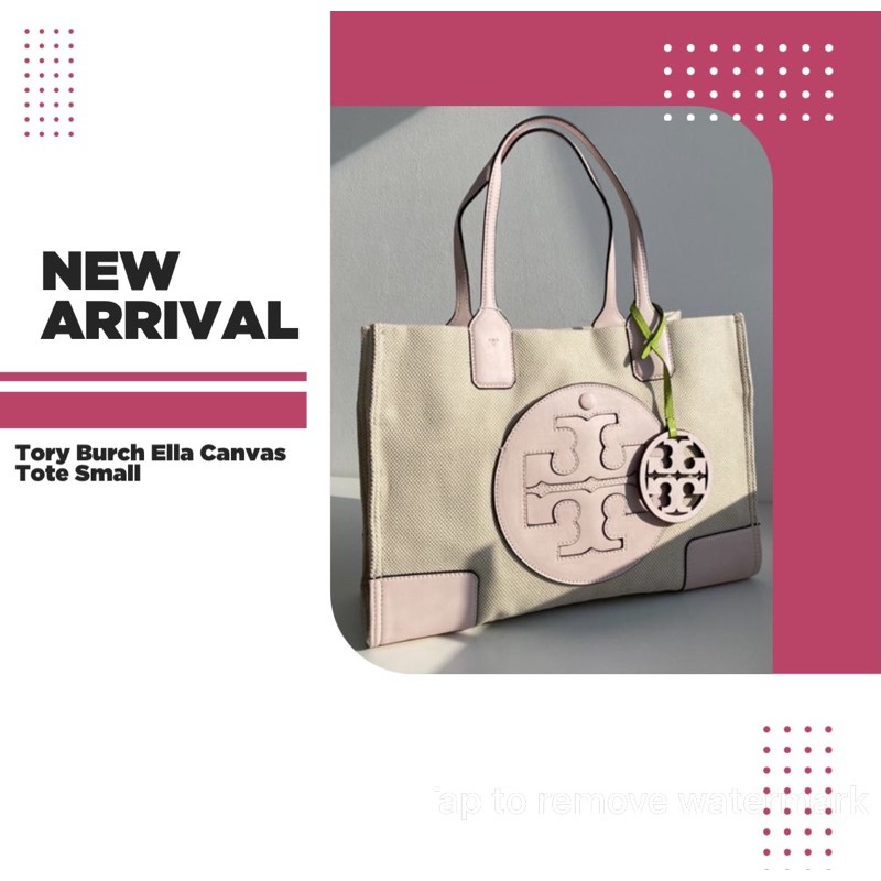 Tory Burch Ella Canvas Tote Small
