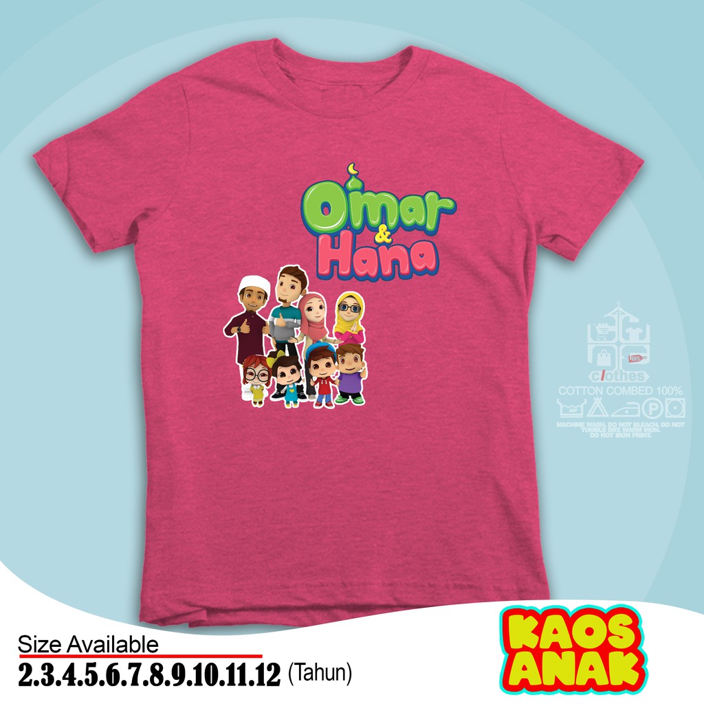 Kaos Anak Omar dan Hana