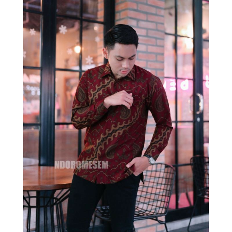 BATIK PRABU MESEM PREMIUM BATIK EXCLUSIVE PREMIUM kemeja batik pria lengan panjang terbaru ORIGINAL