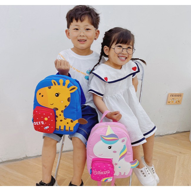 Tas backpack Anak Laki-laki / Perempuan Gambar Karakter Import CB013