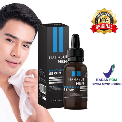 𝐑𝐀𝐃𝐘𝐒𝐀 - HANASUI Men Bright Active Serum 20ml Serum Wajah Pria