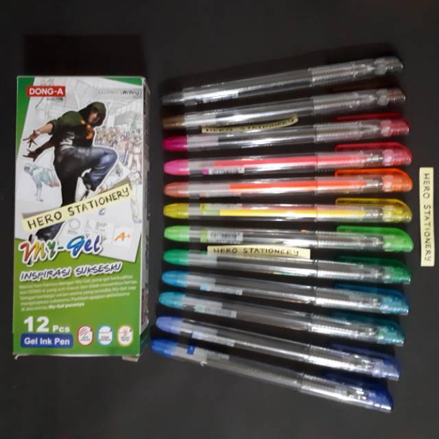 

Pen gel dong-a my gel set 12 warna premium .12 unit