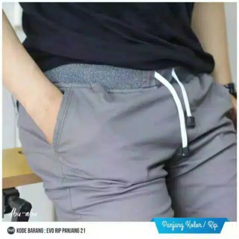 Celana Pendek Pria Cowok Chino Rip Karet Pinggang Kolor Chinos Katun Combed | Celana Chinos Murah