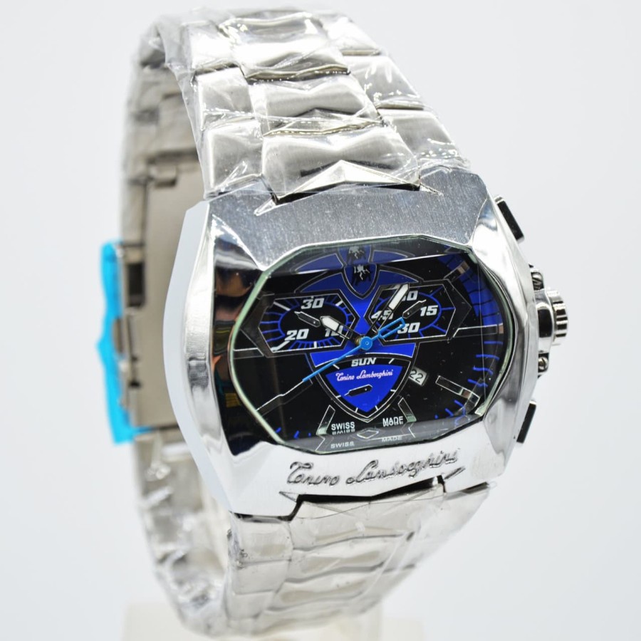 Jam Tangan Lamborghini Tonino - Jam Tangan Pria Lamborghini Tonino - Lamborghini Tonino Warna Silver