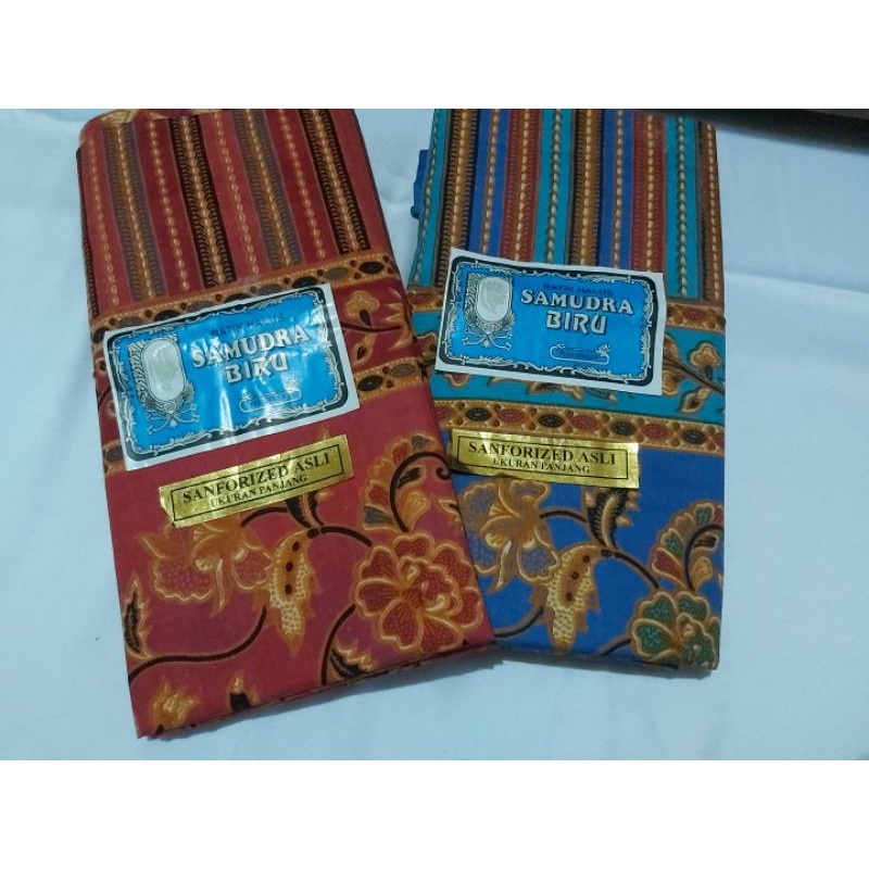 Selendang samping SAMUDRA BIRU/ kain gendongan bayi /pengais batik / jarik panjang
