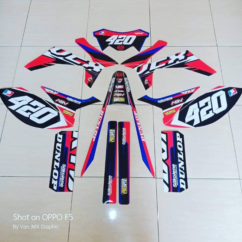 Decal motor viar cross x 150 200se gt