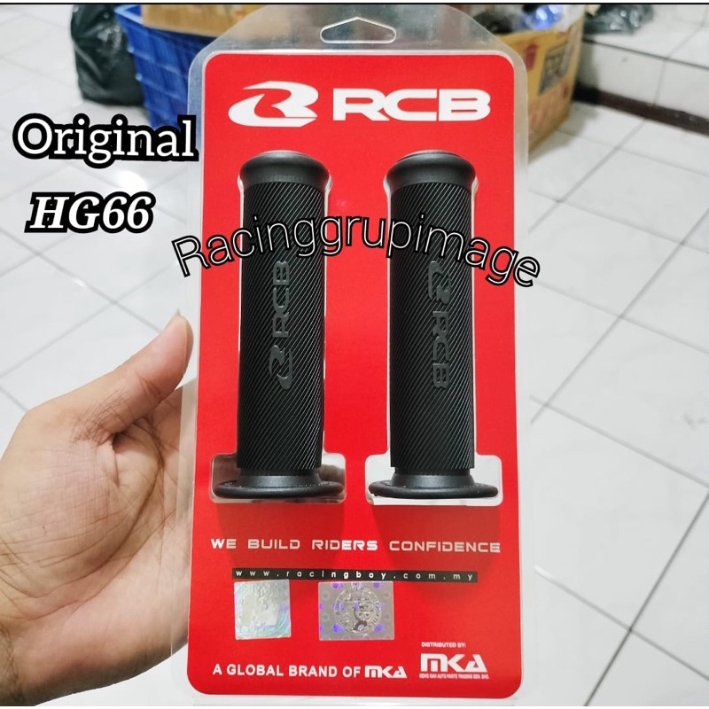 HAND HANDLE GRIP FAT HANDGRIP HANDFAT HANFAT MOTOR RCB HG66 BLACK ASLI