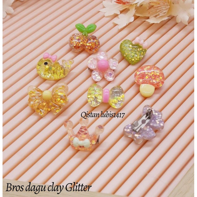 Bros dagu Clay Glitter