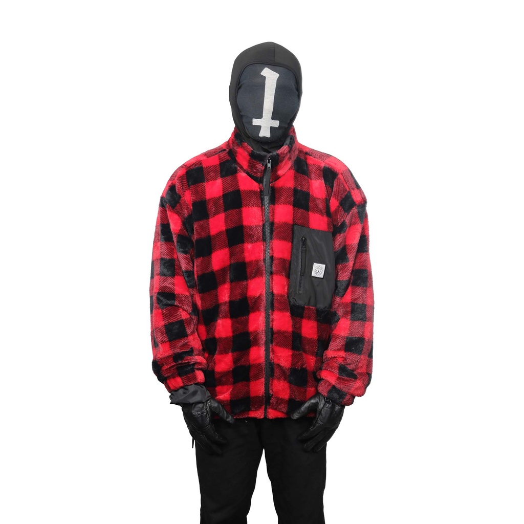 Heretic - Sherpa Jacket - Red Flannel Pattern