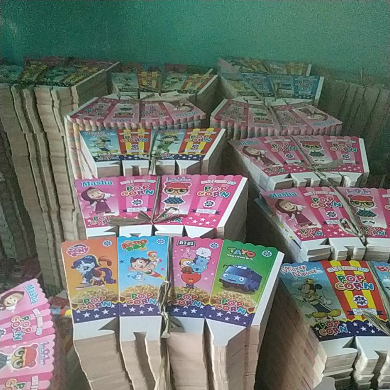 

kertas popcorn 12x6 murah poll