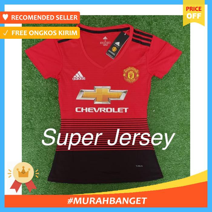 JERSEY BOLA - JERSEY GRADE ORI MU HOME LADIES 2018 2019 - SEPAK BOLA & FUTSAL