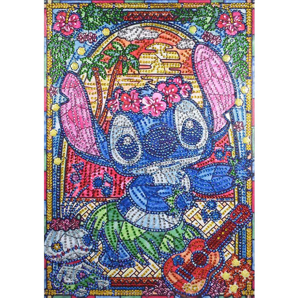 5d Diy Khusus Berbentuk Berlian Lukisan Kartun Cross Stitch