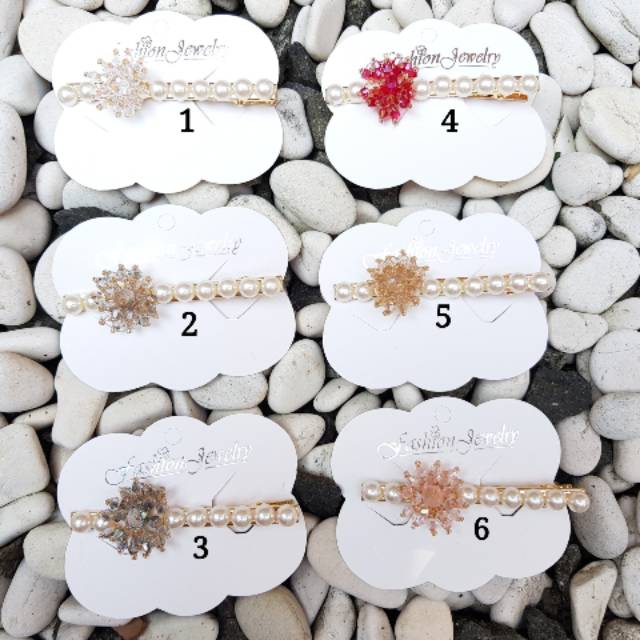 Jepit Dinda Series Pearl Hairclip / Hairpin Jepitan Rambut Korea Cantik
