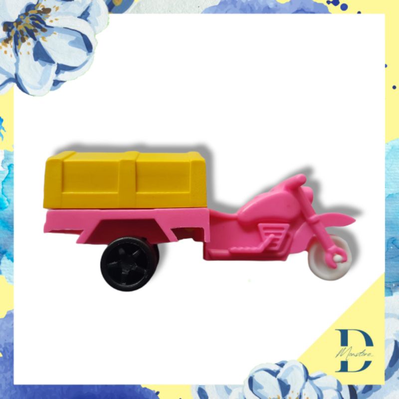 Mainan Anak Becak Motor || Mainan Bentor || Mainan Sepeda Motor dan Becak || Grosir Murah