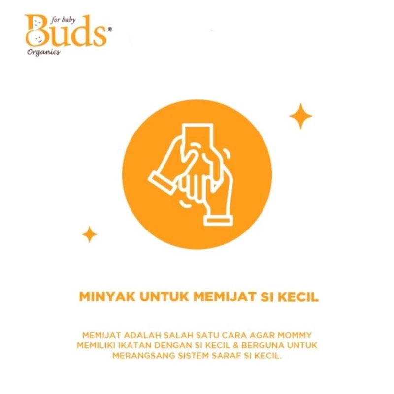 Buds Organics Baby Massage Oil - Minyak Pijat Gosok Bayi &amp; Anak