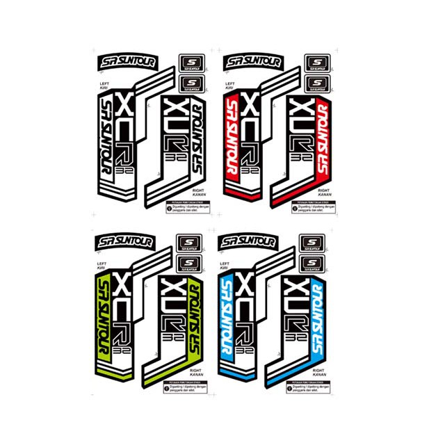 

Stiker Fork SR Suntour XCR