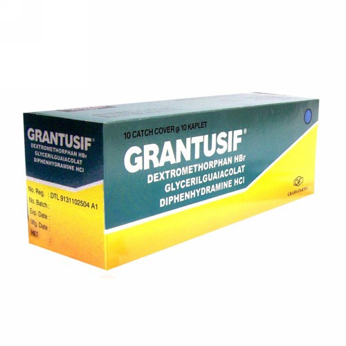 GRANTUSIF Obat Batuk Pilek - 1 Box 100 kaplet