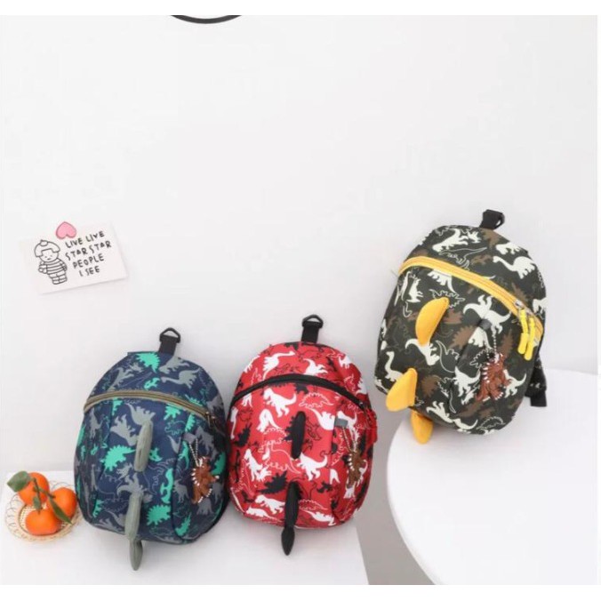 Tas backpack Anak Laki-laki / Perempuan Model DINO T REX Import CB012