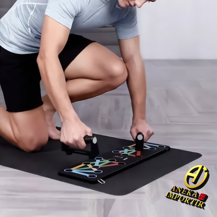 Papan Push Up Board Alat Bantu Olahraga Home Training Gym Fitness-8