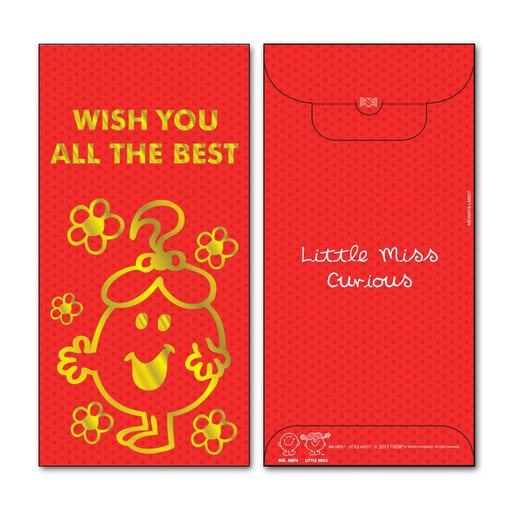 

SOMETHING SWEET CARDS - MONEY ENVELOPES LARGE - ANGPAO - AMPLOP UANG - LITTLE MISS - LM007
