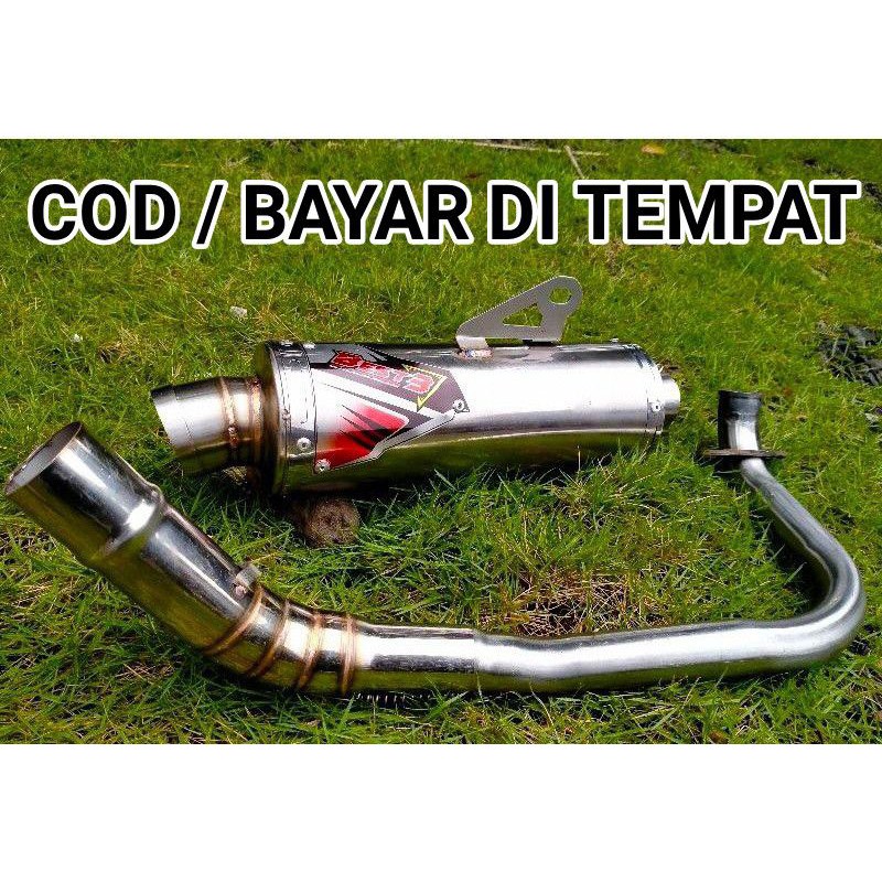 Knalpot BEST3 Honda Vario 125 150 LED pcx Adv inlet 38