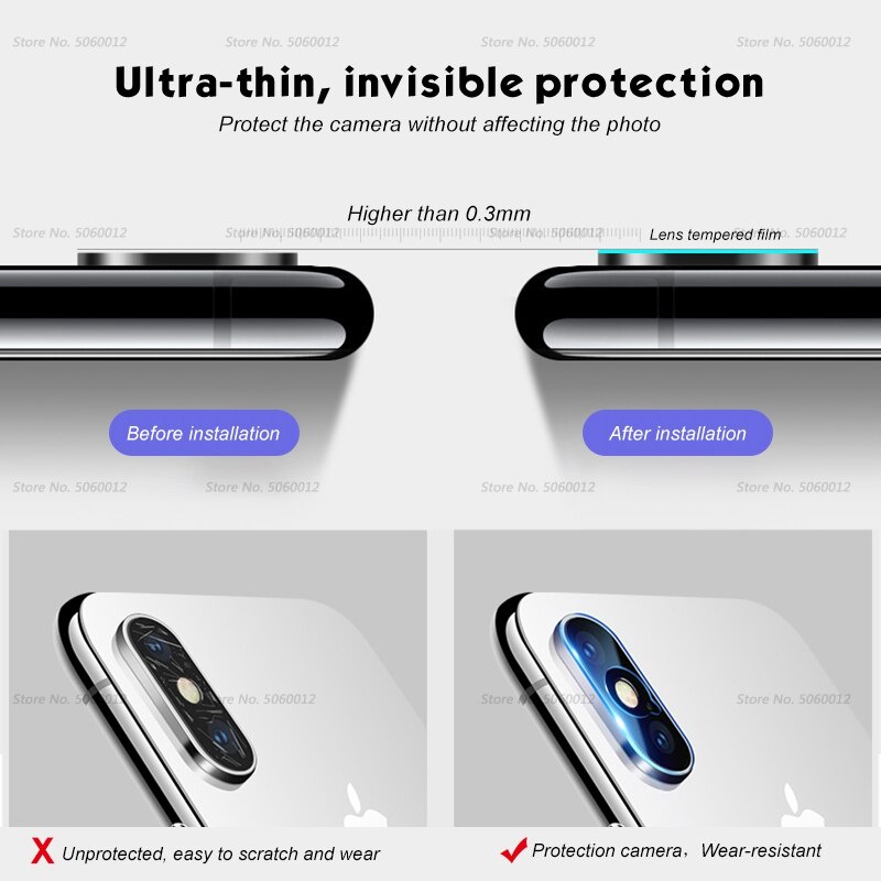 Film Pelindung Lensa Kamera Belakang Untuk Iphone X Xs Max Xr 6 6s 7 8 Plus