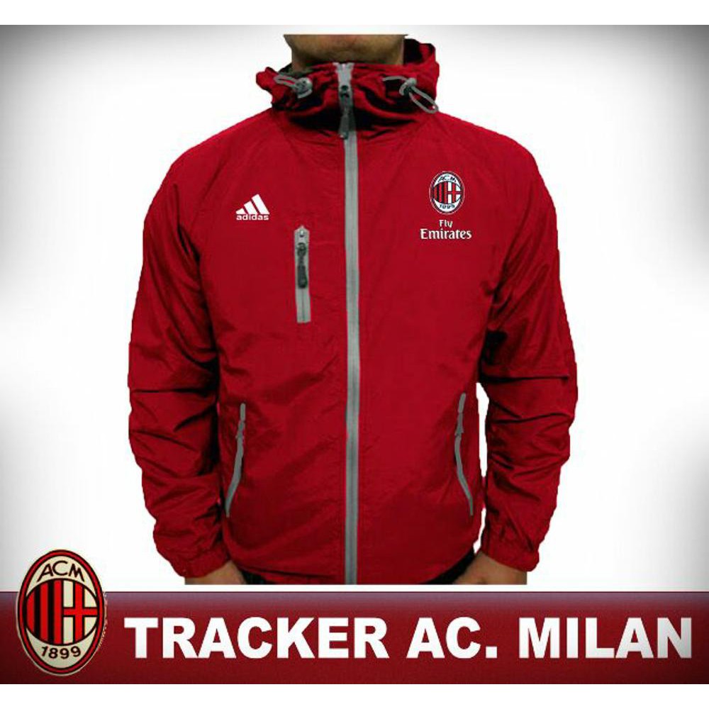 Jaket Tracker Bola AC Milan